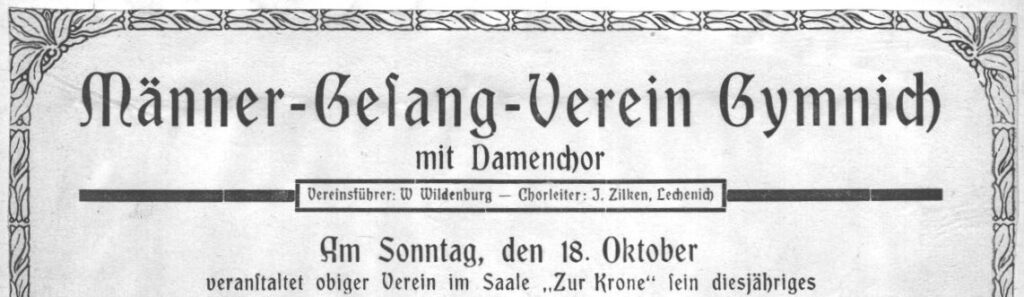 Männer-Gesang-Verein Gymnich mit Damenchor